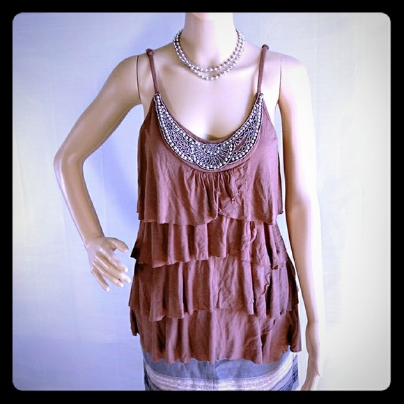 Vanity Tops - Vanity Brown Top Size Large